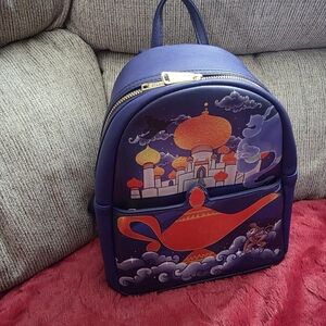 Loungefly Aladdin Inspired Purple Backpack